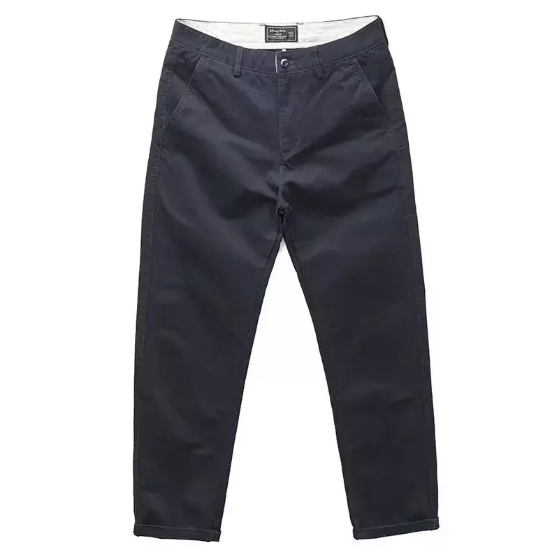 Pantalones Cargo caqui para hombre, ropa de trabajo recta, ajuste Regular, pantalones de nailon, pantalones baratos Harajuku, estilo coreano, Otoño, más barato