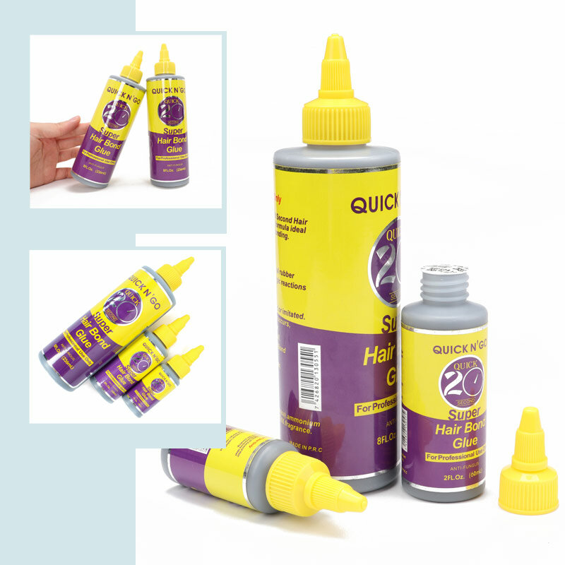 Pegamento adhesivo para extensiones de pestañas, Adhesivo resistente al agua, color negro, rápido, 20 segundos
