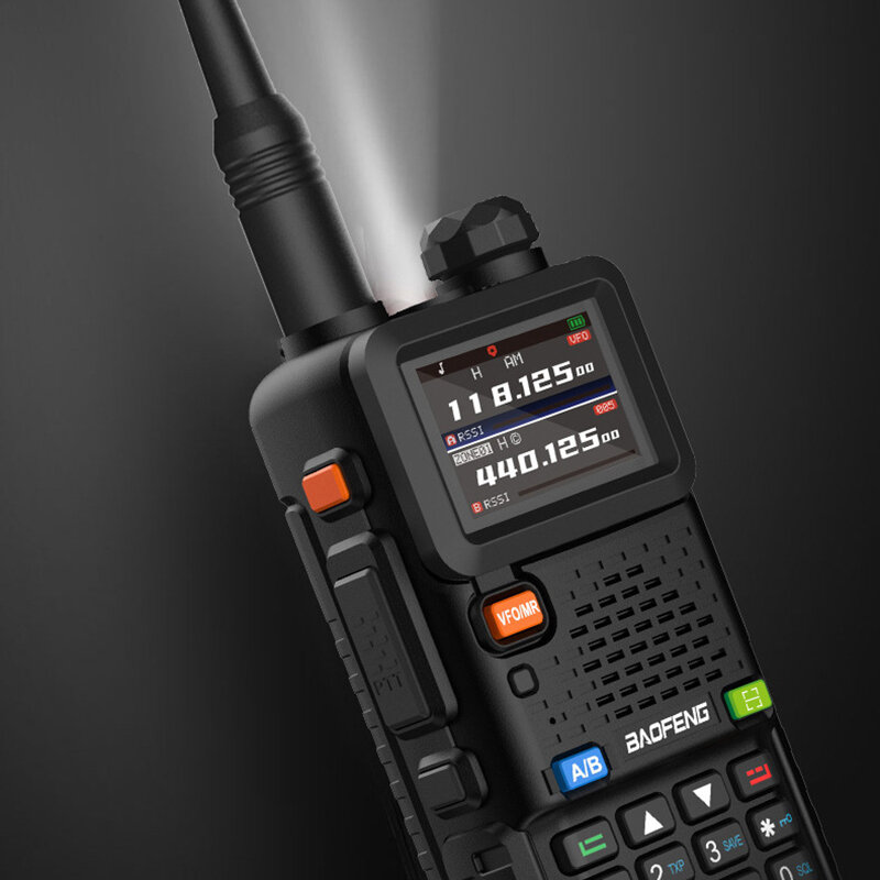 UV-5RH BAOFENG New Walkie Talkie UV5R Upgraded Version BF-UV5RH High Power Dual Band Enlarger Battery Support TYPE-C Charging