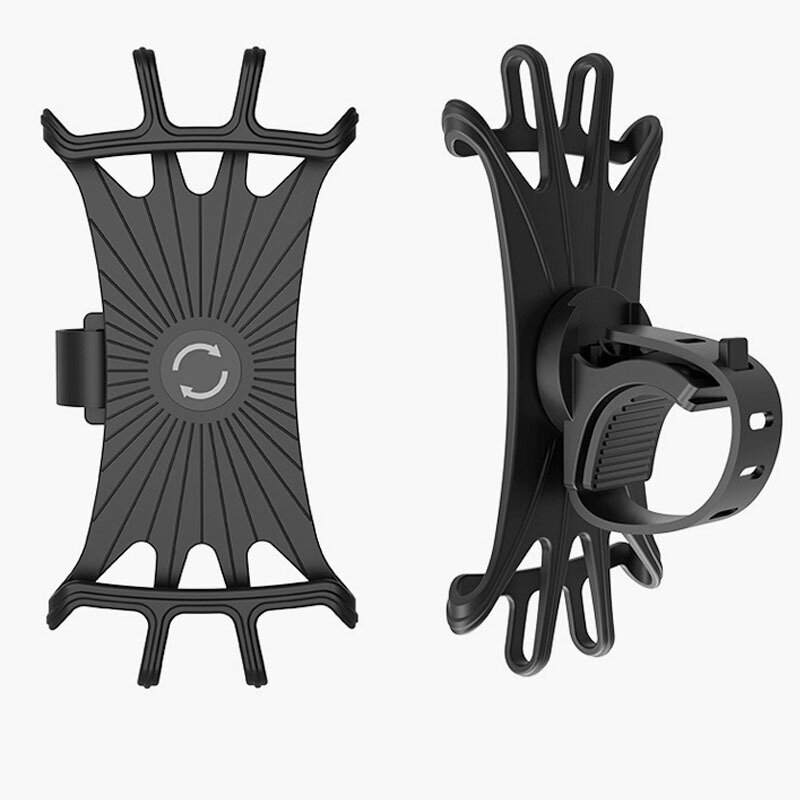 Universal Silicone Bicycle Phone Holder Motorcycle for IPhone 13 pro max 7 8 plus X Xr Mobile Phone Stand Bike GPS Clip Mount