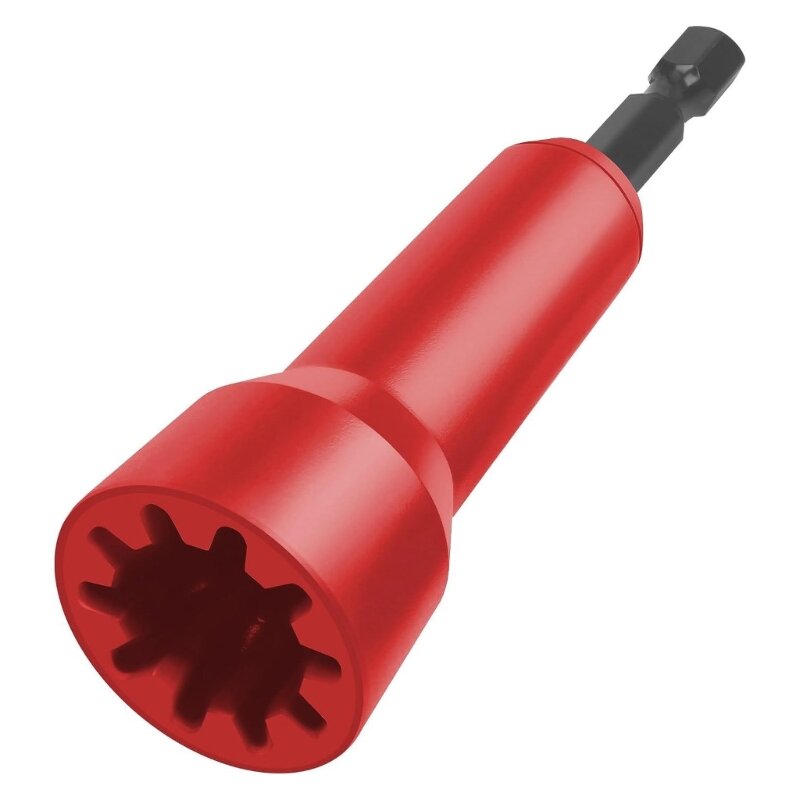 Wire Twisting Tool, Wire Nut Driver, Spin Twist Wire Connector Socket Wire Twisting Spinner with 1/4" Chuck
