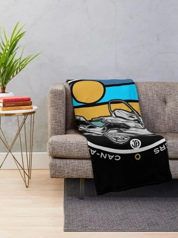 Can-Am Spyder RT Retro Sign Throw Blanket Thermals For Travel for winter Decorative Sofa Blankets