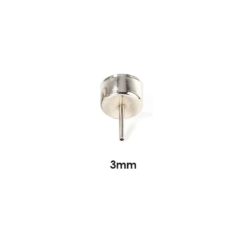 ステンレス鋼の熱風ノズル,耐熱性,銀の電動工具,直径22mm,3〜12mm, 1個