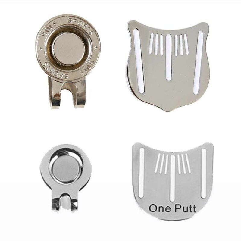 Ball Position Mark Aiming Tool Golf Training Aids One Putt Golf Hat Clip Golf Putting Alignment Golf Marker Hat Marker