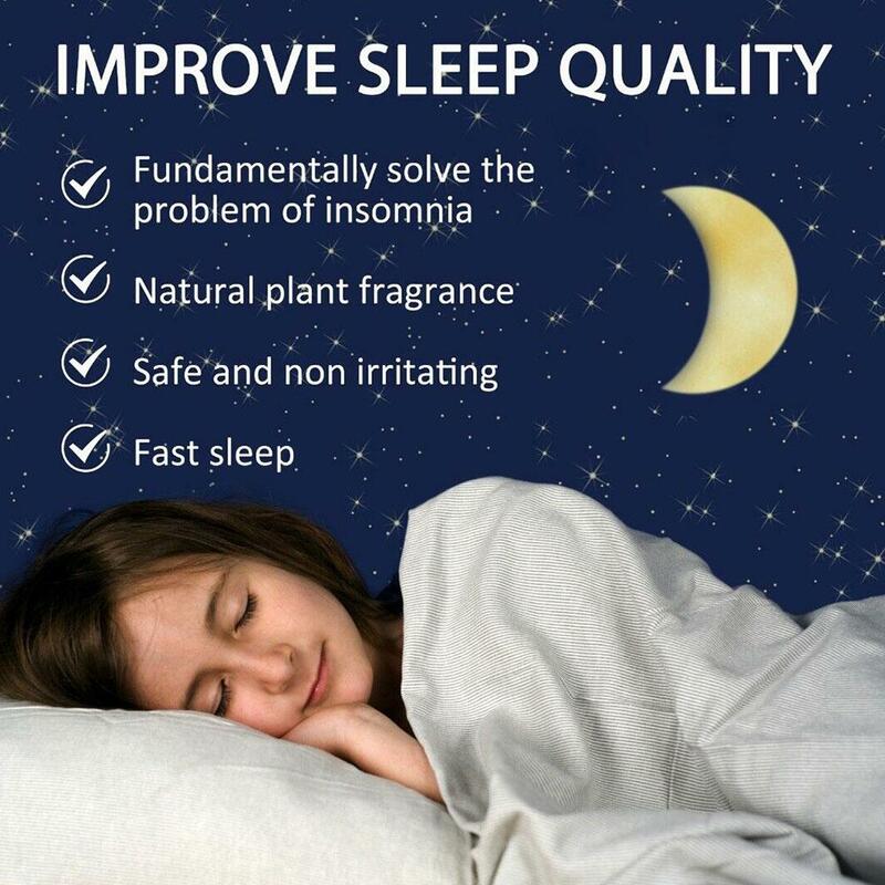 60ml Agarwood Deep Sleep Spray migliora l'insonnia olio essenziale per la cura dello Stress pianta Spray naturale per il corpo aiuta l'estratto del sonno Relie K2Z5