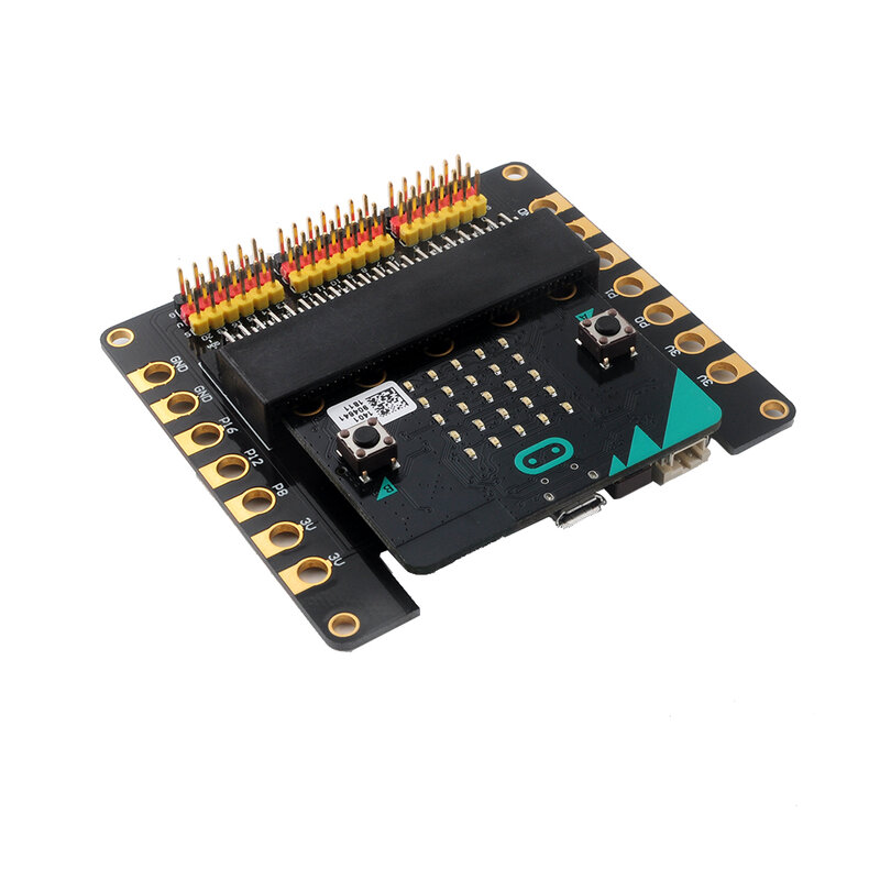Papan pengembangan papan ekspansi Microbit papan Adaptor papan tentakel mendukung mikro: bit Goldfinger klip buaya kabel 3P