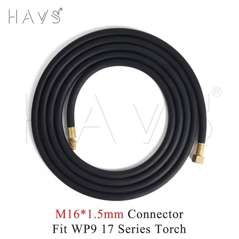 Soplete de soldadura TIG serie WP9 WP17, cables de Cable de manguera de goma integrada a Gas eléctrico, conector M16 x 3,8mm, 7,6/1,5 m