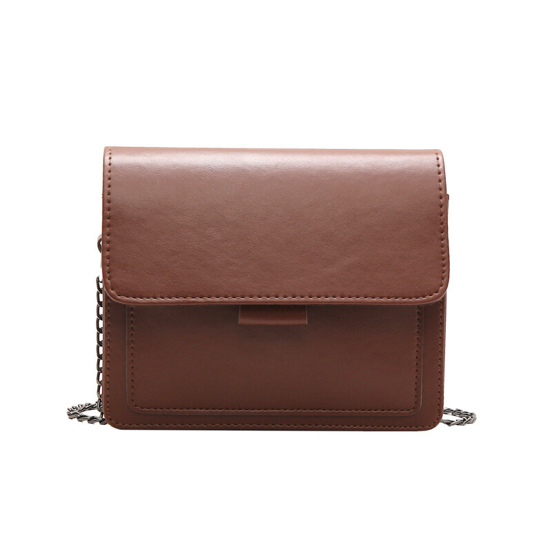 Женская сумка через плечо, новая маленькая квадратная сумка, модная повседневная простая сумка через плечо в стиле ретро, сумка-мессенджер на одно плечо