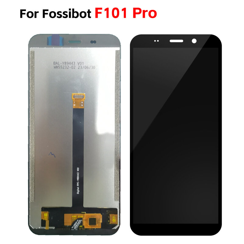 Layar LCD 5.45 inci untuk fossisot F101 Pro, layar LCD sentuh pengganti rakitan Ditigizer