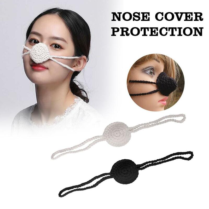 Handmade Winter Nose Warmer Extra Soft High Elastic Cover Cover Nose Accessories Protection Resistant Nose Wool Adjustable K9S1