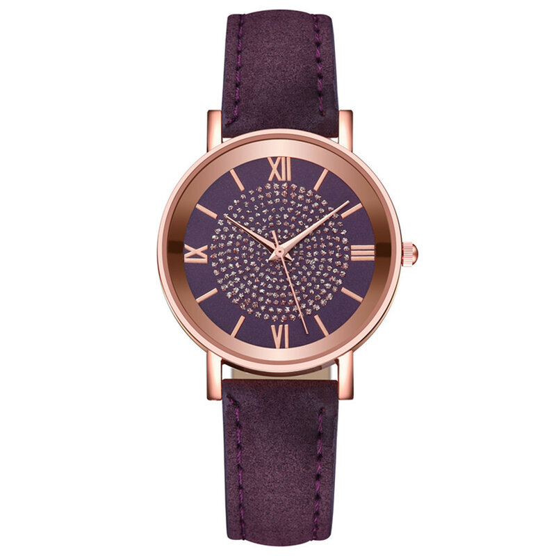 Quartz Watch with Stainless Steel Dial for Women, Relógios de luxo, Casual Bracele Watch