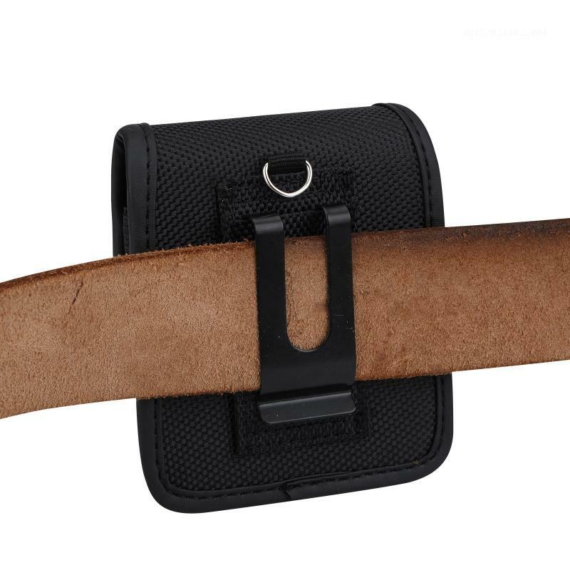 Trendy Oxford Cloth Waist Bag Simple Black Belt Pouch for Flip/Z Flip/Razr 5G Drop Shipping