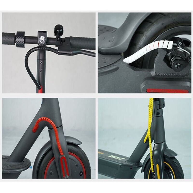 1 Meter Length Electric Scooter Cable Management Electric Scooter Brake Line Spiral Protection Cover for Xiaomi M365/M365 Pro