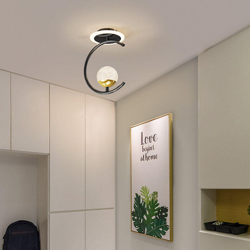 Современная потолочная лампа, светодиодный светильник для коридора, люстра для гостиной, столовой, кухни, спальни, потолочные светильники