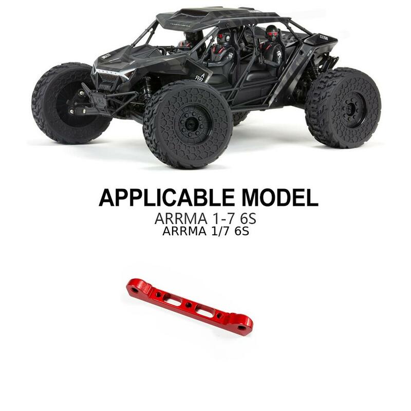 RCGOFOLLOW-Suporte do braço de suspensão traseiro dianteiro, RC durável, Monster Trucks, 1, 7, ARRMA, 6S