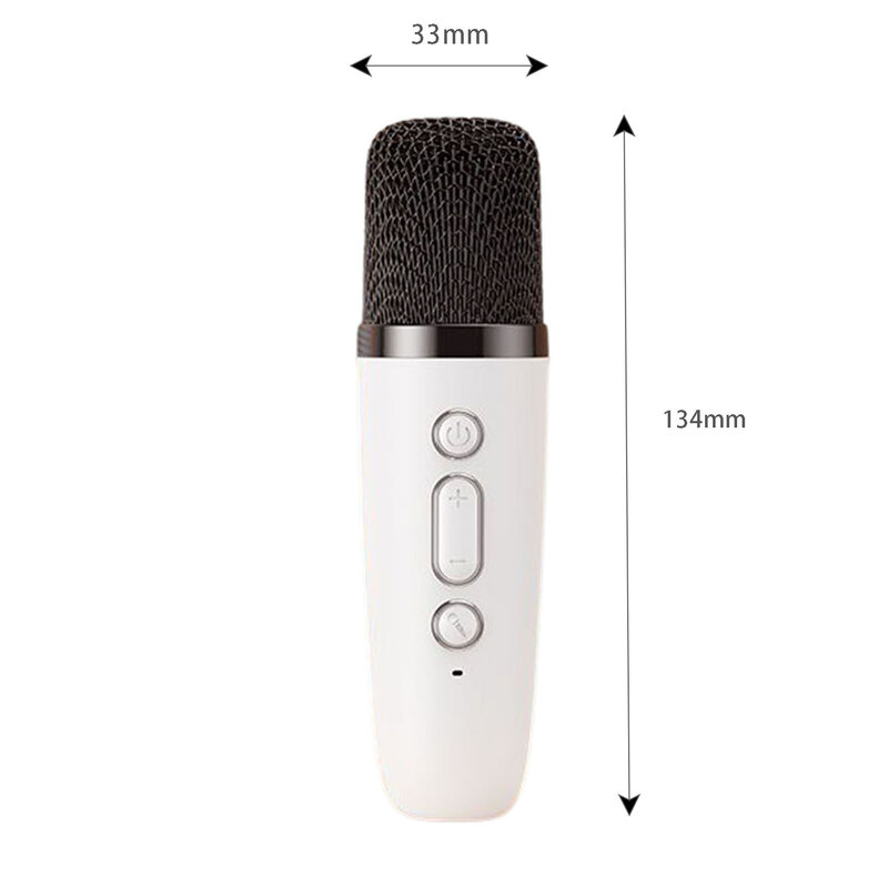 Wireless Microphone Karaoke Machine Practical Karaoke Machine Sound Music MP3 Player Toy for Family Home Party Outdoor Camping