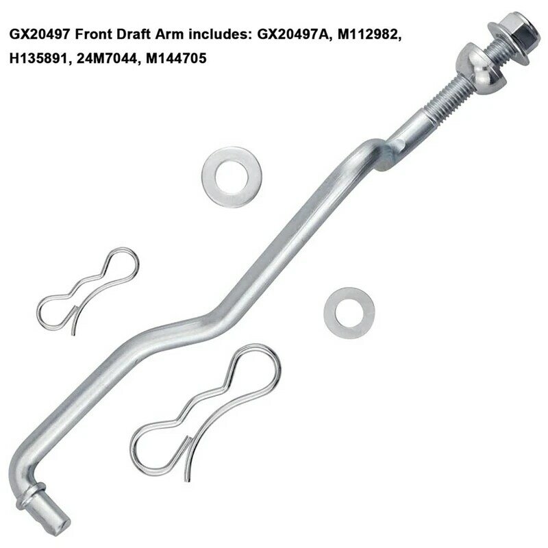 GX20497 Front Draft Arm Accessories Parts Kit For John Deere GX20497A M112982 H135891 24M7044, For Mower Deck Lift Linkage Arm