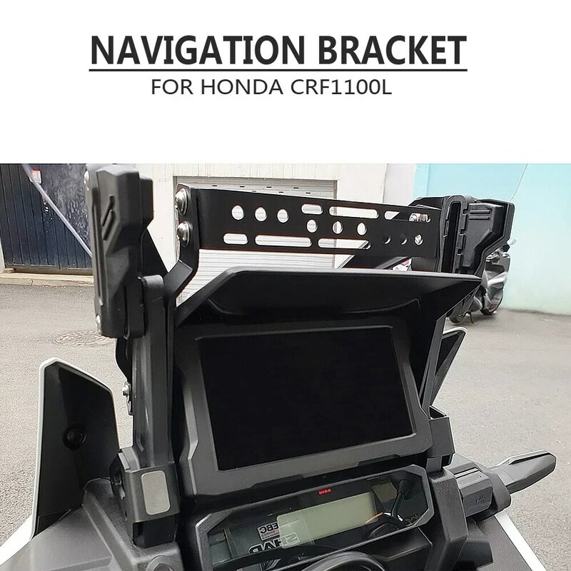 For Honda CRF1100L  Africa Twin Adventure sports Motorcycle Accessories front mid navigation bracket GPS mobile phone charging