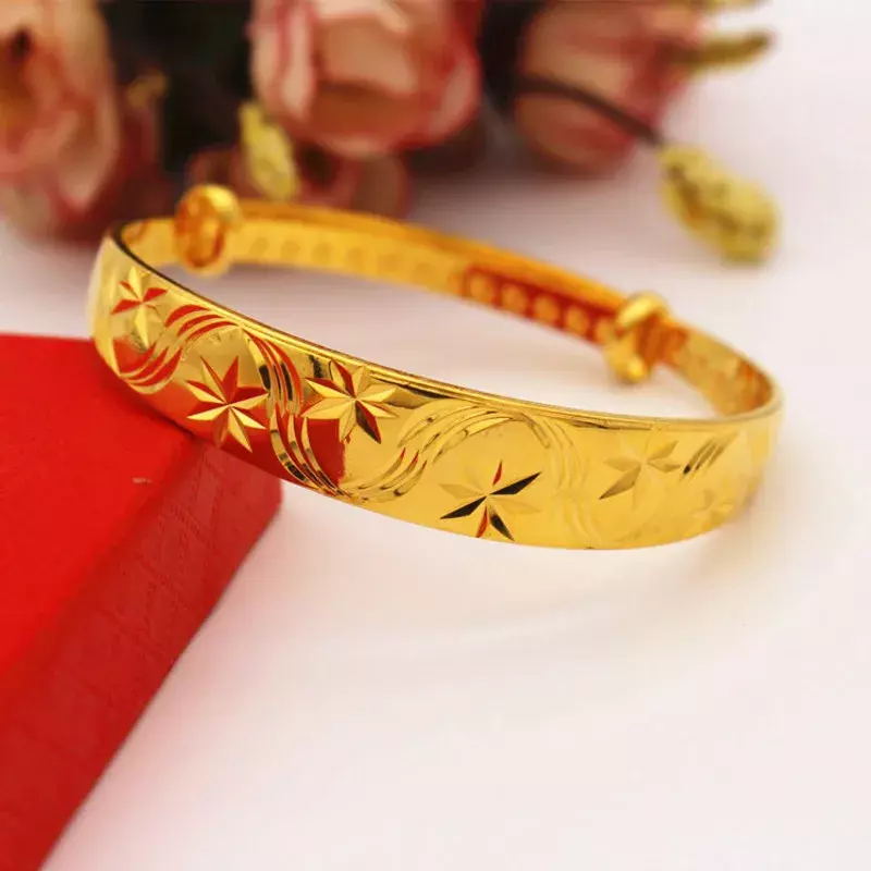 Mencheese Long standing fashion new brass gold plated push pull bracelet Vietnam and gold personalized padding jewelry
