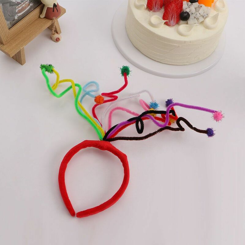 Personality Cute For Women Concave Shape Birthday Atmosphere Photo Props Hairbands Hair Hoop Spring Ball Headband