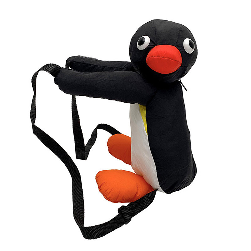 ミニ漫画ペンギンバックパック、かわいいぬいぐるみ人形バッグ、抱きしめるバックパック、面白いファッション個性