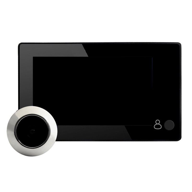 4.3 Inci HD Lubang Pintu 145 Derajat Sudut Lebar Digital Bel Pintu Pintar TFT Warna Pintu Mata Monitor Kamera Keamanan Rumah