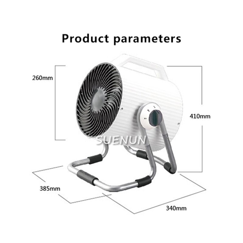 Вентилятор циркуляции воздуха для турбины, семейный Электрический вентилятор с бесшумной заменой, 220 В, 50 Гц