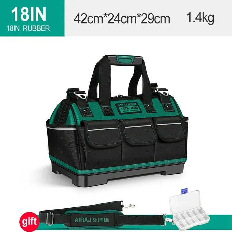 18-calowa wielofunkcyjna torba na narzędzia Oxford Plastikowa dolna antypoślizgowa wodoodporna rączka Specjalna torba do przechowywania narzędzi dla elektryków