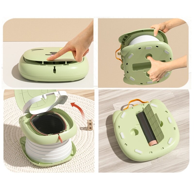 Y1UB – urinoir Portable scellé Anti-odeur pour enfants, pot pliable, toilettes pour bébé, pot pliable pratique pour
