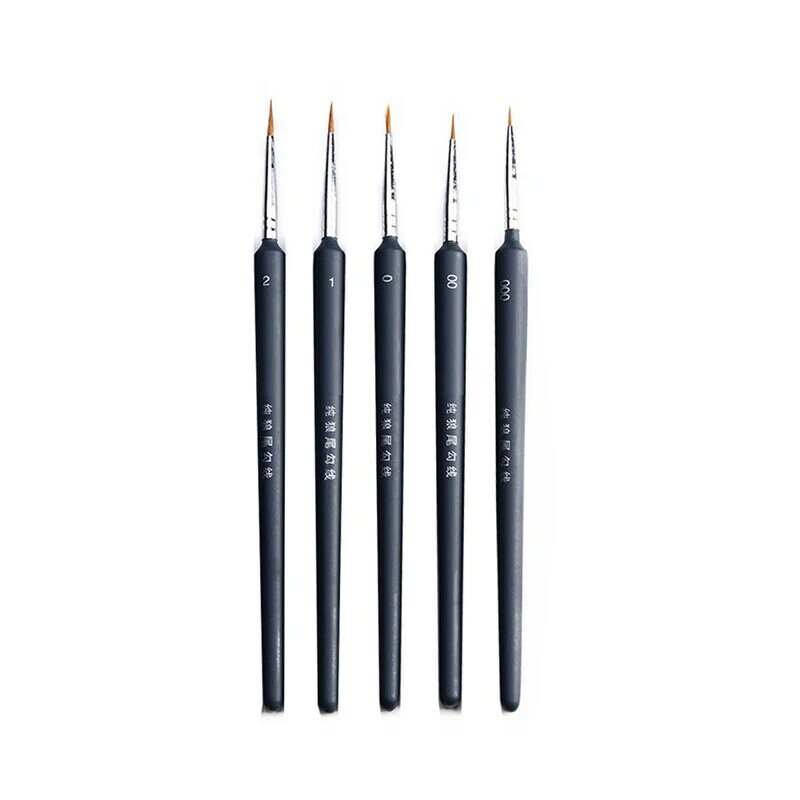 Miniature Paint Brush Set Professional Nylon Brush Acrylic Painting Thin Hook Line Pen Art Supplies Hand Painted