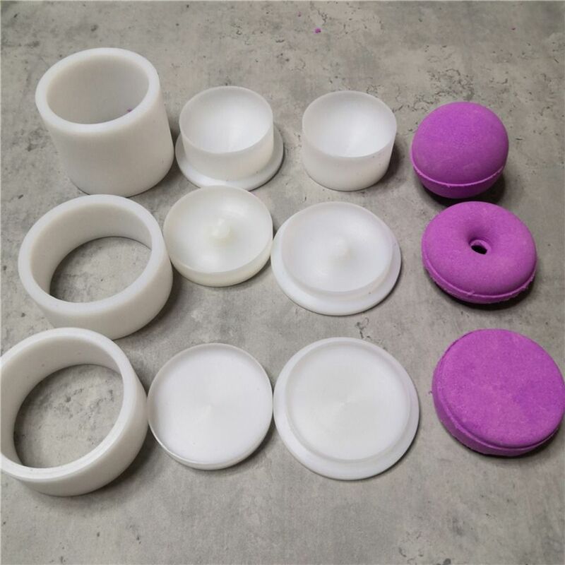 3D Shampoo Press Bar stampo a forma di ciambella sapone in plastica solida stampo rotondo a forma di palla rotonda bomba da bagno stampo per sapone fabbricazione di sapone