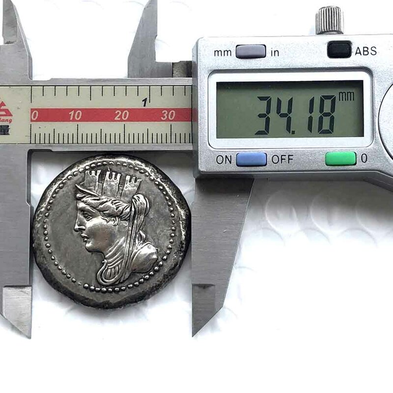 럭셔리 그레이트 그리스 멋진 왕관 여왕, 재미있는 3D 노벨티 커플 아트 동전, 행운의 기념 동전 포켓, 재미있는 동전 및 선물 가방