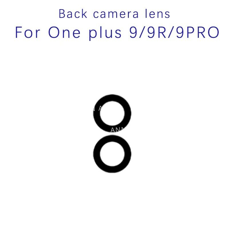 Lente de vidro da câmera traseira com adesivo para oneplus um plus, 1 + x, 1, 2, 3, 3t, 5, 5t, 6, 6t, 7, 7t, 8, 8t pro, 9, 9rt
