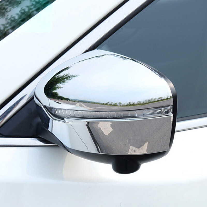 ABS Авто углеродное волокно боковое зеркало заднего вида Крышка Накладка для Nissan Qashqai J11 X-trail X trail t32 2014-2020 аксессуары