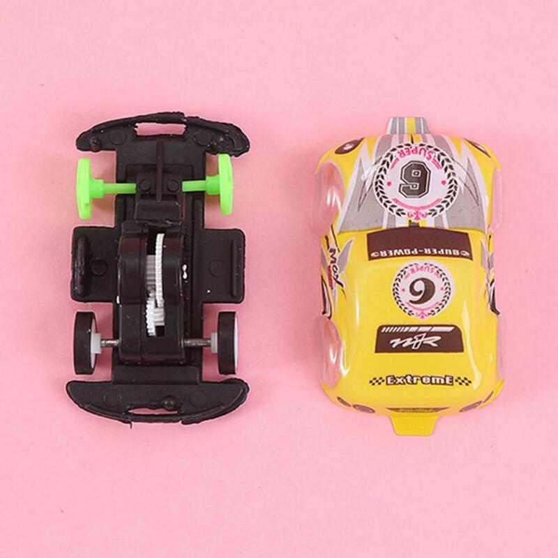 Jouets de modèle de voiture en plastique à batterie de voiture côtelée, cadeau de fête, mini véhicule de simulation, modèle de jouet pour garçons et filles