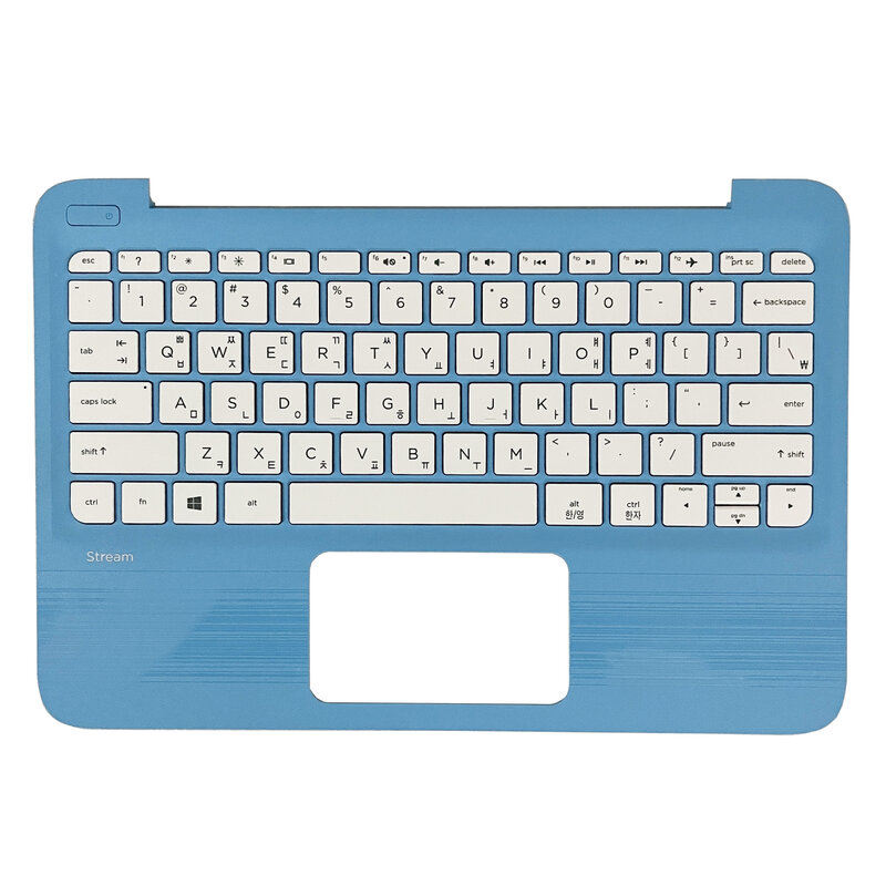 Novo original eua kor teclado para hp stream 11-y 11-ah 11pro g3 portátil apoio de mãos superior capa teclado de substituição 902956-001