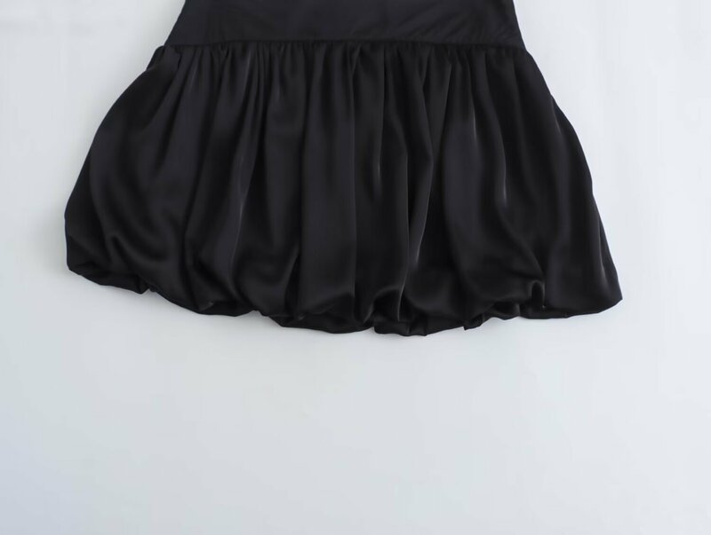 Minifalda Vintage con cintura alta y cremallera lateral para mujer, falda elegante con estampado de globo, a la moda, novedad de 2024