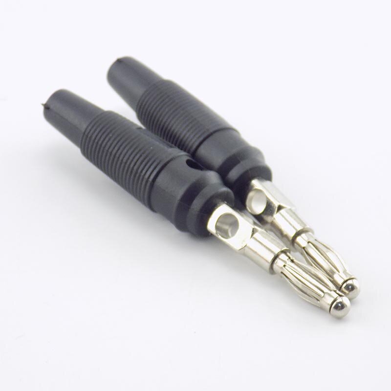 Gels de connecteurs audio pour câble, fiche jack de 4mm, 2 pièces