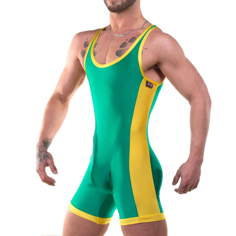 Power Lift sollevamento pesi Wrestling canottiere nuovo Design uomini di alta qualità palestra all'ingrosso Bodybuilding Wrestling Suit