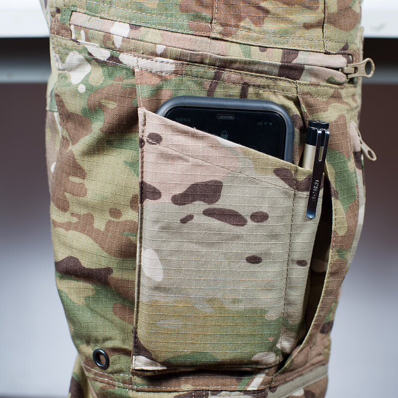 Calças de camuflagem tático dos homens ao ar livre comute combate calças militares casuais vários bolsos do exército carga calças masculino corredores