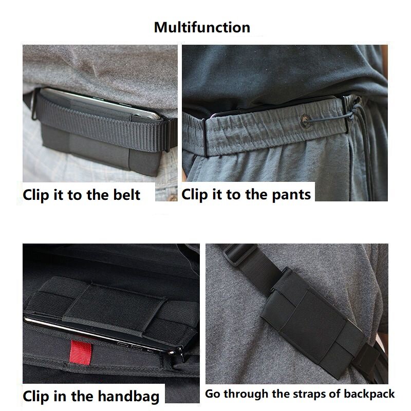 Outdoor Hunting Men Anti-Theft Invisible Card Wallet Fashion Waist Bag Mobile Phone Bag Ultra Thin Women Belt Bags Waist Pack
