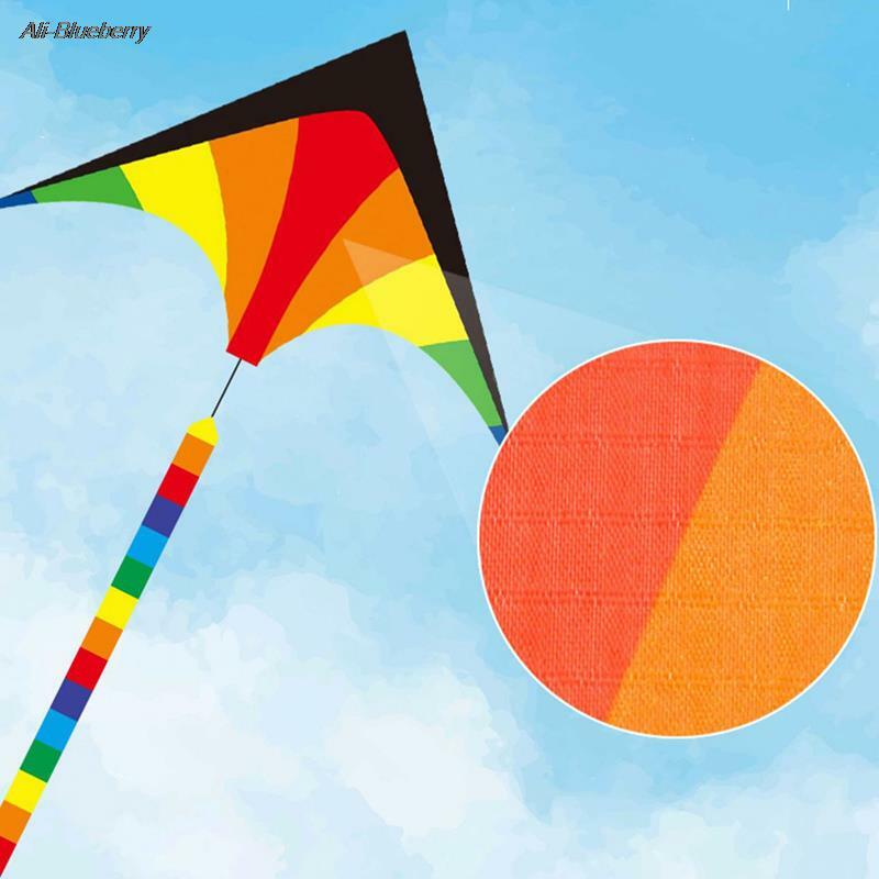 Duży kolorowy latawiec preriowy latające zabawki dla dzieci latawce z uchwytem do latawców na świeżym powietrzu latawce sportowe nylonowe profesjonalne latawce