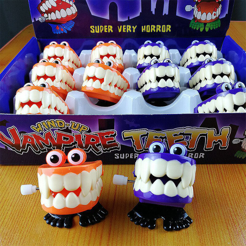 Fun Cartoon Teeth Denture Foot Clockwork Educational Developmental Toys Gift New Classic Toys Wind Up Toys For Kids Gift