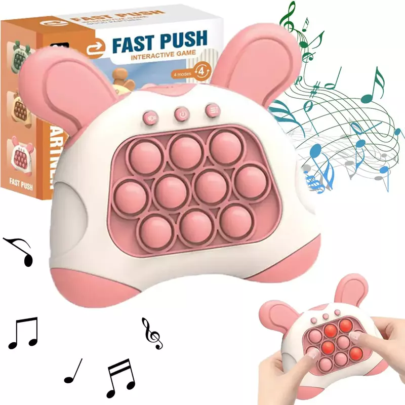 Second Generation QuickPush Bubble Competitive Game Console Series Toy Funny Fidget Toy for Kids Boy and Girls Adult Sensory Toy