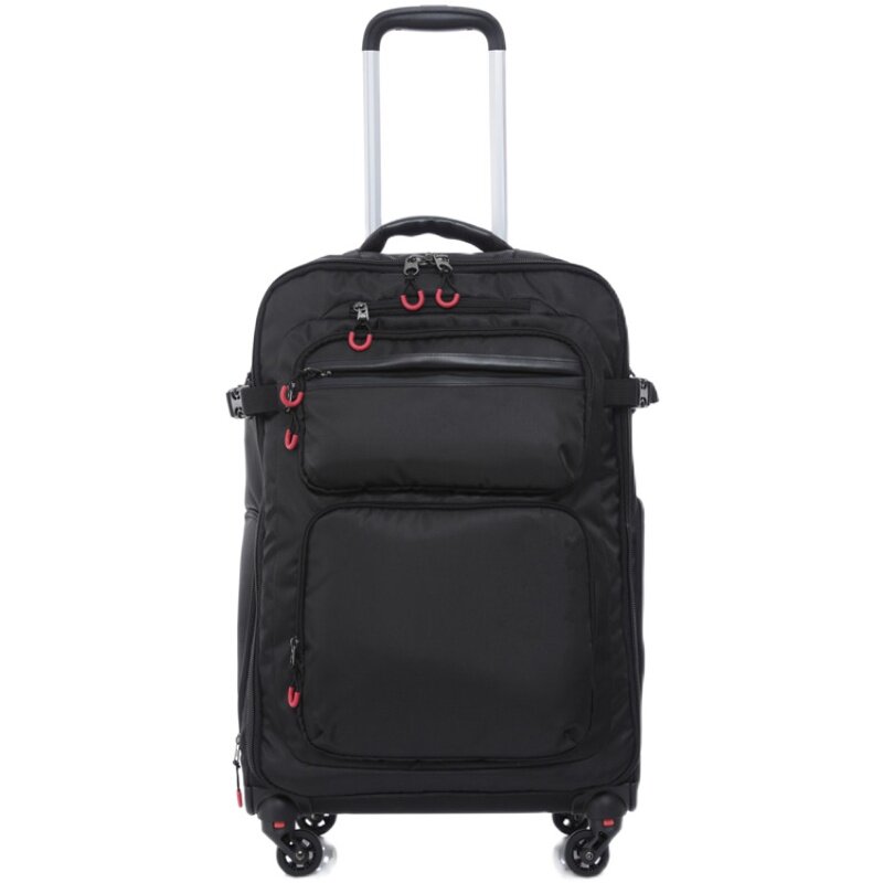 Multifunctional boarding trolley suitcase bags fashion lightweight backpack , men women laptop SLR camera luggage bag