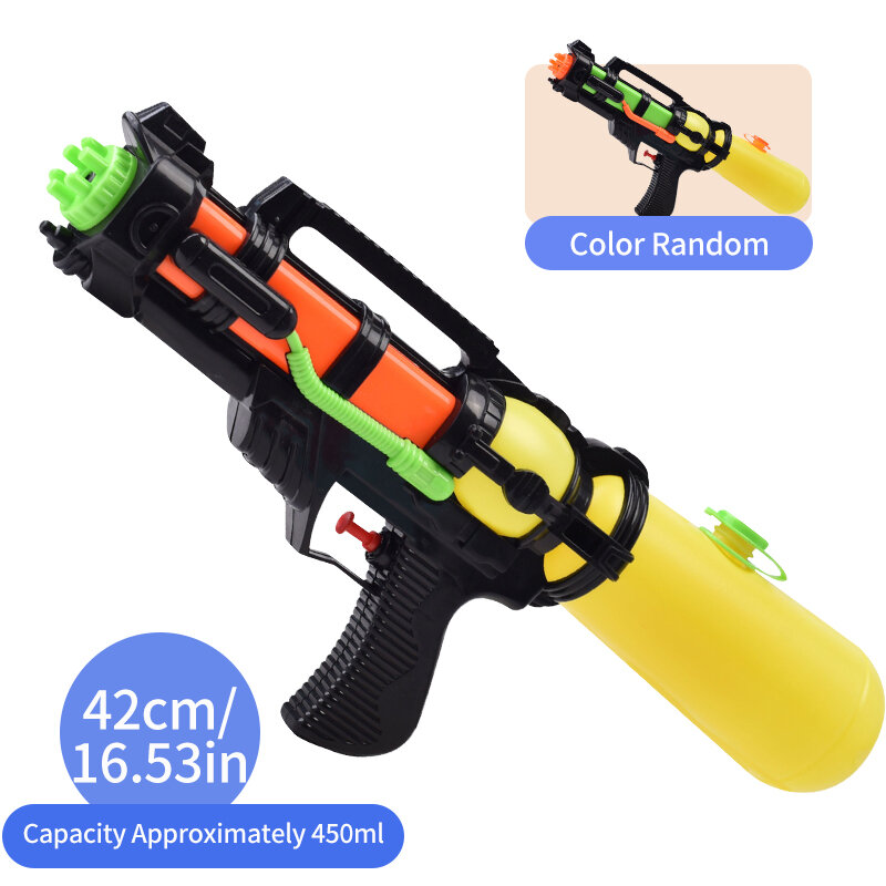 Children's toy water gun, press to spray water, summer outdoor beach swimming pool long range battle game toy