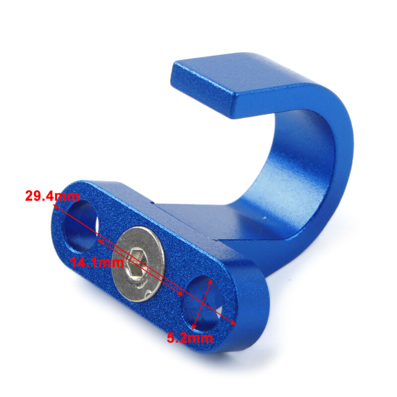 Motorcycle Rear Brake Hose Clamp Guide Aluminum For Yamaha YZ125 YZ250 YZ250F YZ450F YZ85 2003-2022 Blue/Black/Red