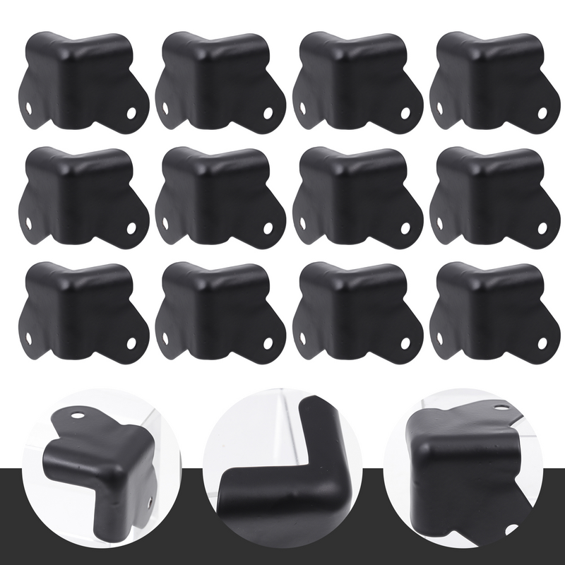 16 Pcs Speaker Wrap Angle Corner Furniture Iron Covers Protector Practical Anti-collision Protective Corners Cabinet