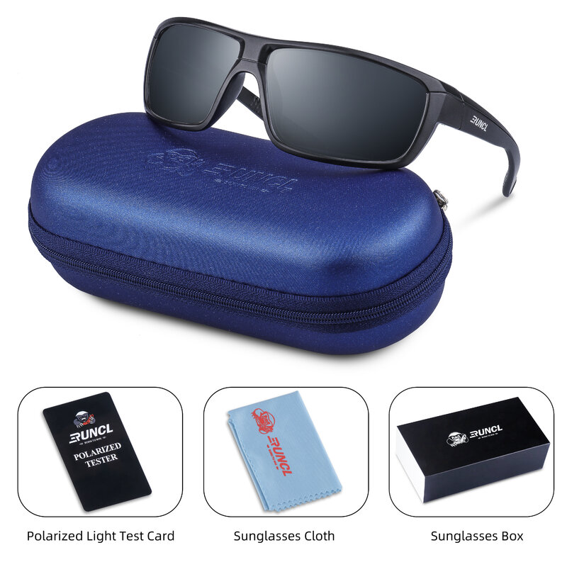 Поляризованные солнцезащитные очки RUNCL, плавающие очки для рыбалки, спортивные очки для мужчин и женщин, для активного отдыха, велоспорта, кемпинга, вождения, серфинга