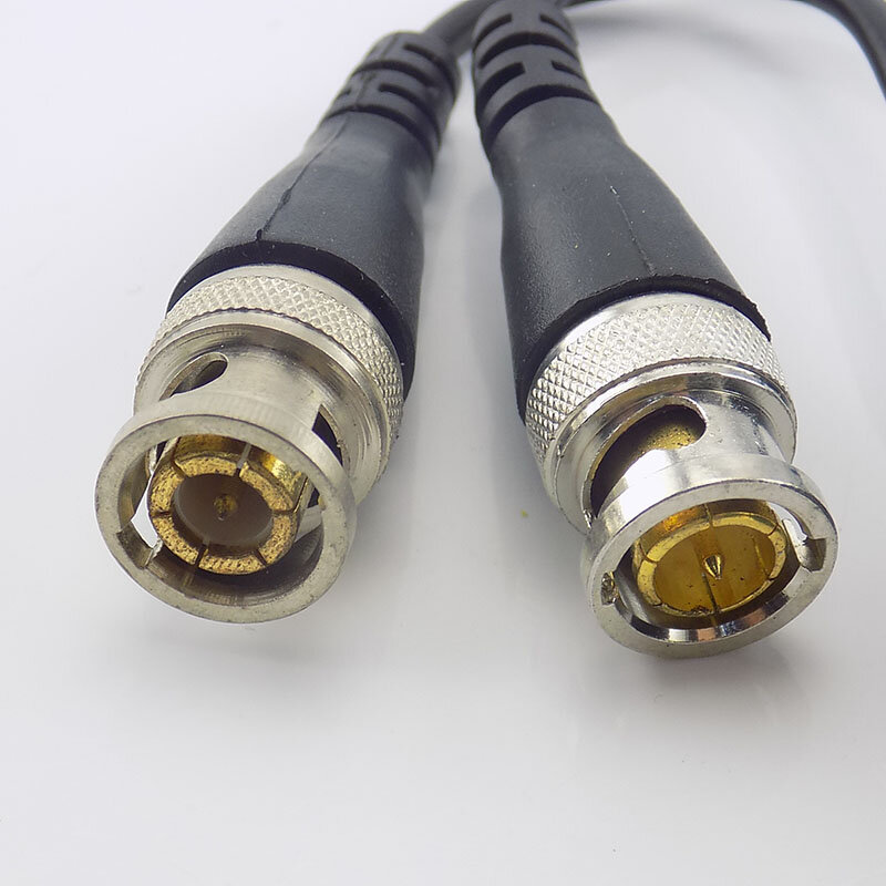2pcs/1 Pair Cctv Video Balun Twisted Video Transceiver Utp Bnc Balun 2000Ft With Bnc Cable BNC Connector for Security Camera
